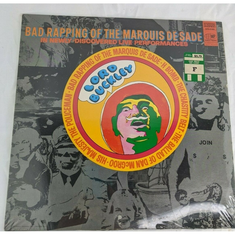 Bad Rapping of the Marquis De Sade Vinyl Record Album #2